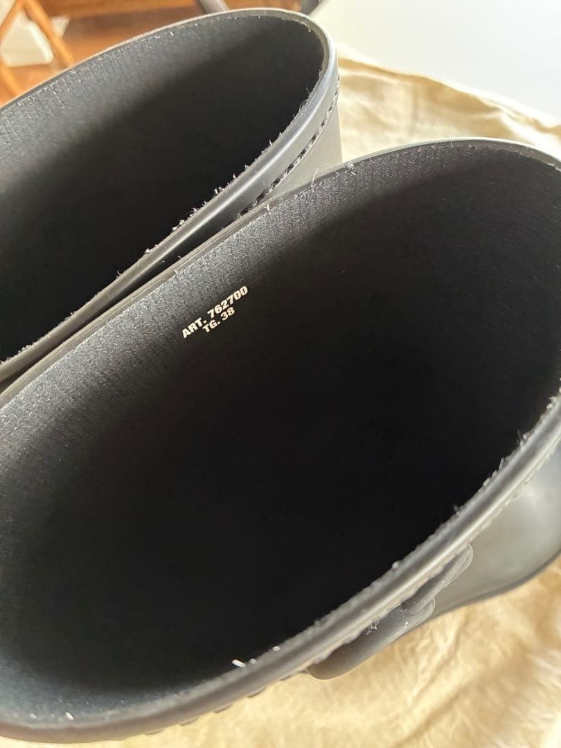 GUCCI マーモント レインブーツ長靴ミドルブーツマットラバーブラック