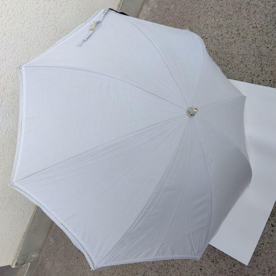 バーバリー　日傘　長傘　グレー