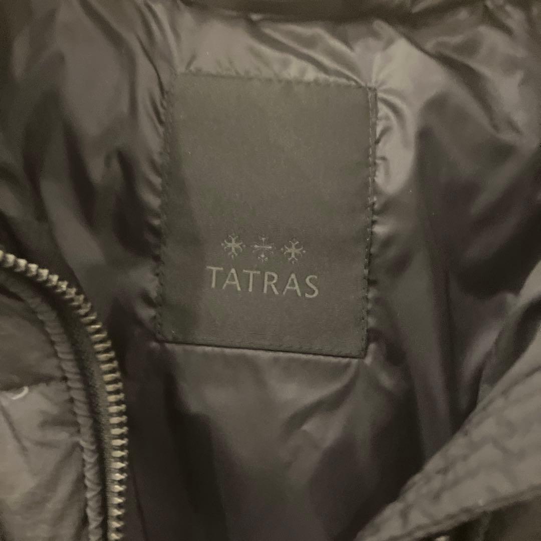 TATRAS フード付き ブラック ダウンベス