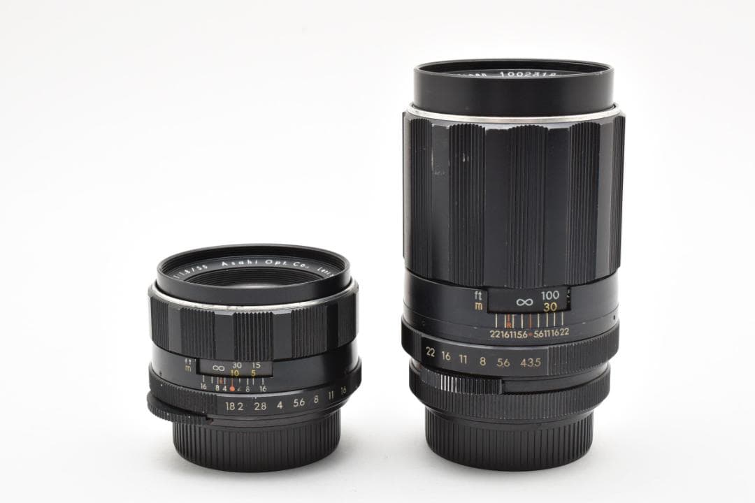 ◎前期型2本セット◎ Super Takumar 55mm 135mm C087