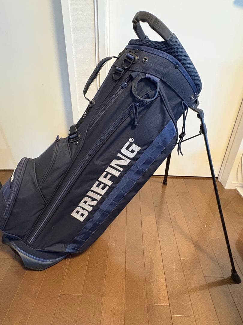 BRIEFING ネイビー ゴルフキャディバッグ