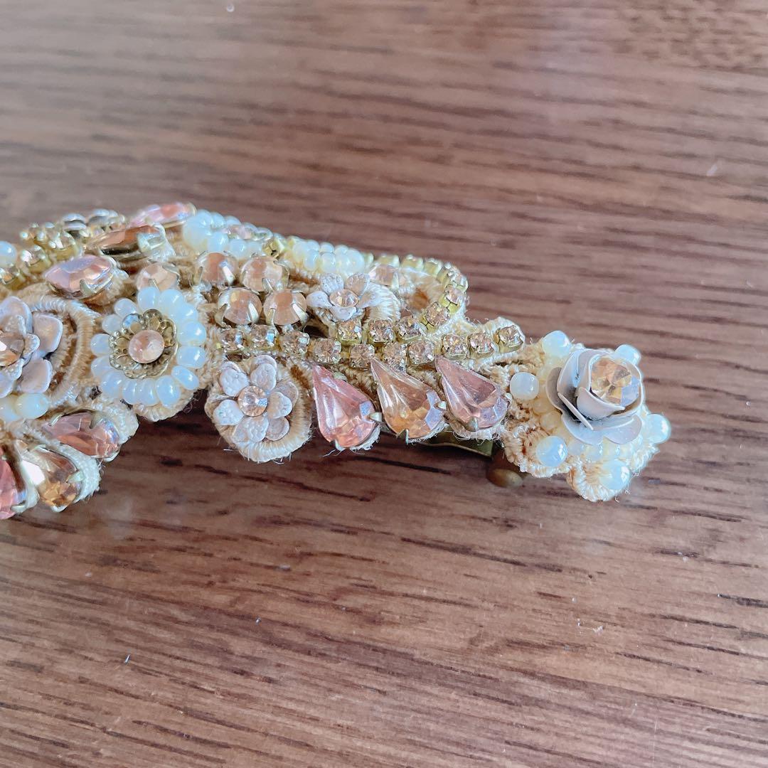 ⭐️美品⭐️Michal Negrin ネグリン バレッタ ベージュ　ヘアアクセ