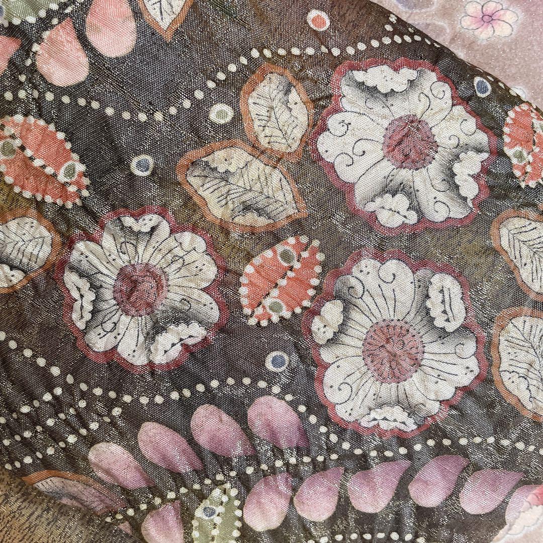 訪問着　フルセット　辻ヶ花　銀通し　落款　着物　H8