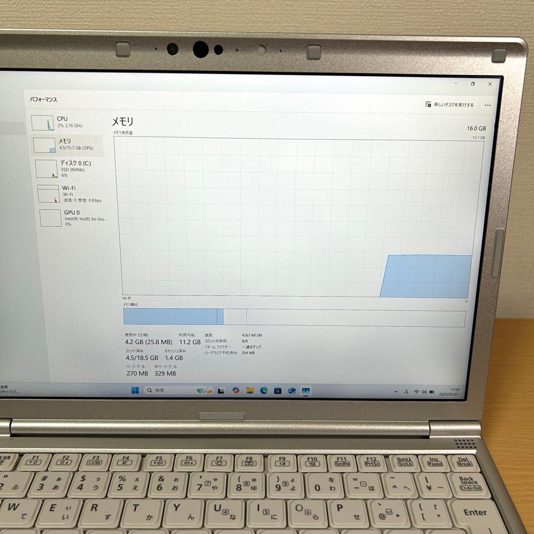 Windowsノート本体 Panasonic Let's note SV1 1TB 16GB CF-SV1