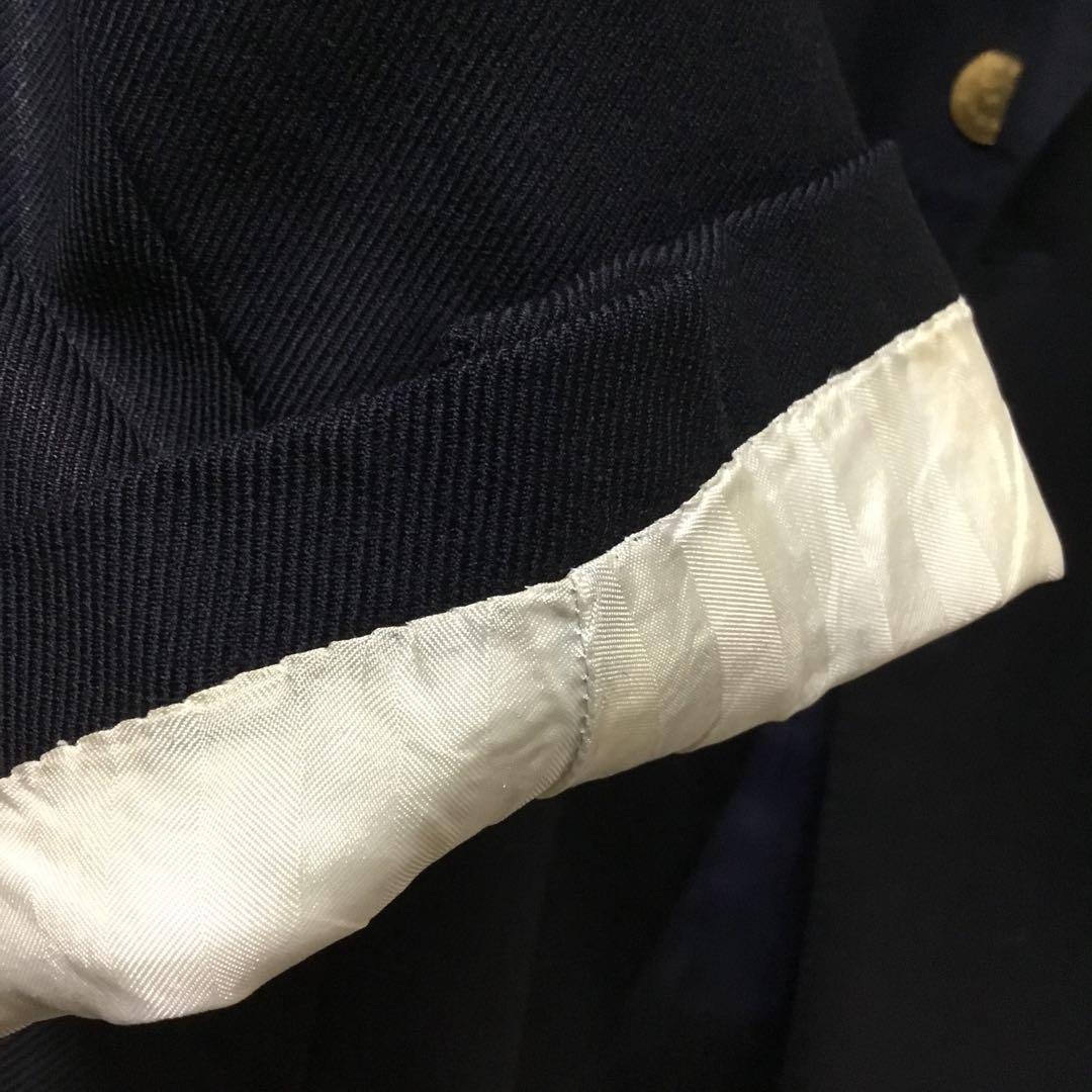 【美品】アクアスキュータム 紺ブレ 金ボタン