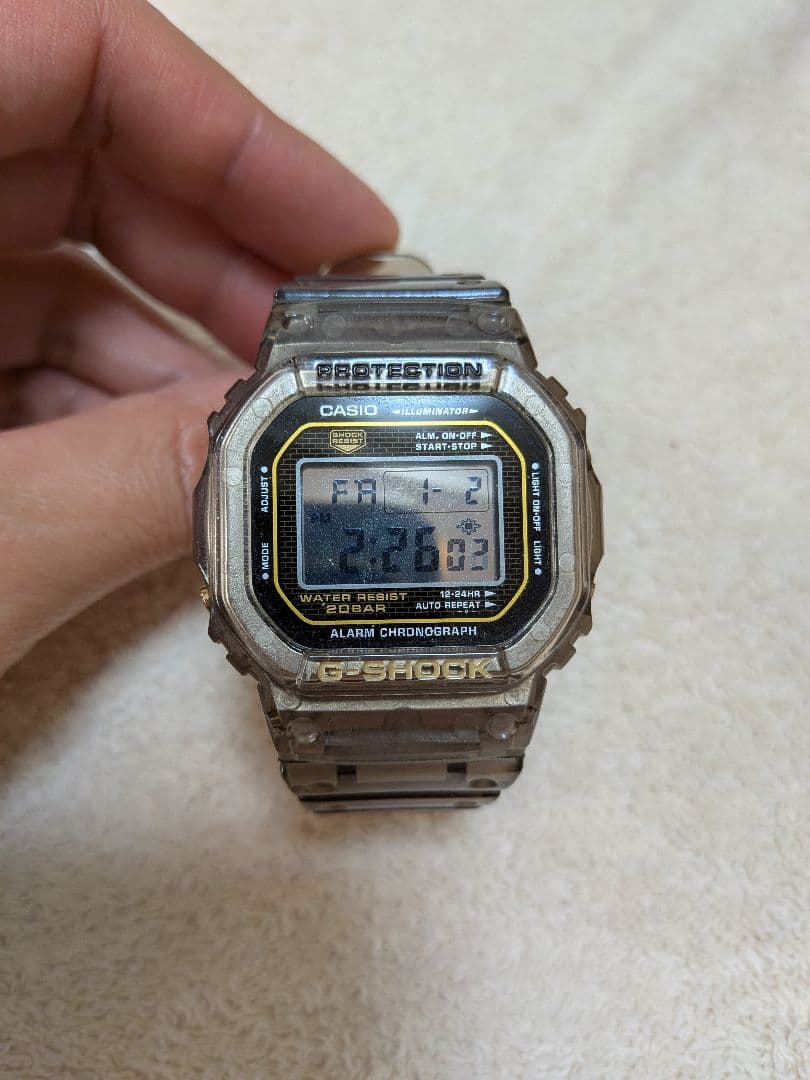G-SHOCK/DW-5025 5000　オーシャングレー　ゴールド/25周年