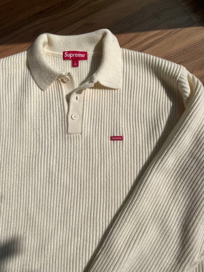 マ*ト様 Supreme Small Box Polo Sweater Ivor