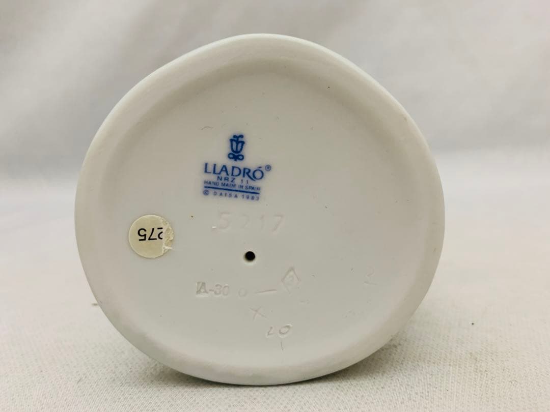 LLADRO 小鳥と話す少女　リヤドロ　陶器置物