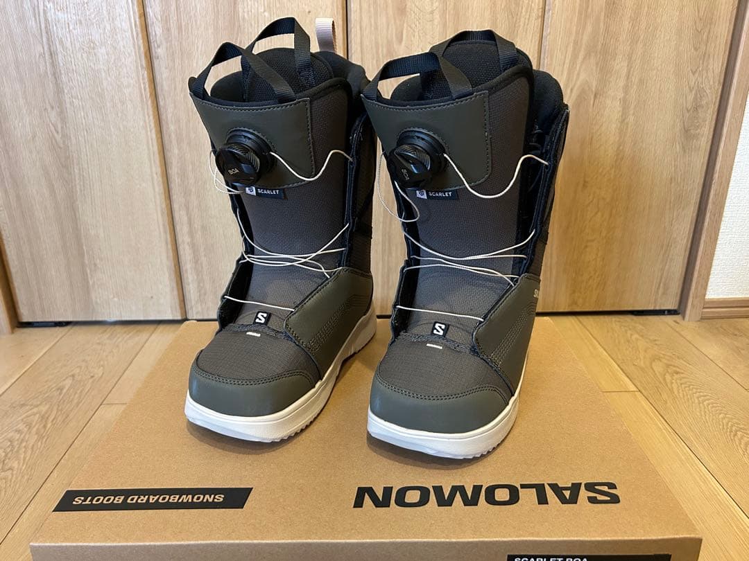 【未使用品】SALOMON SCARLET BOA スノーボードブーツ 23cm