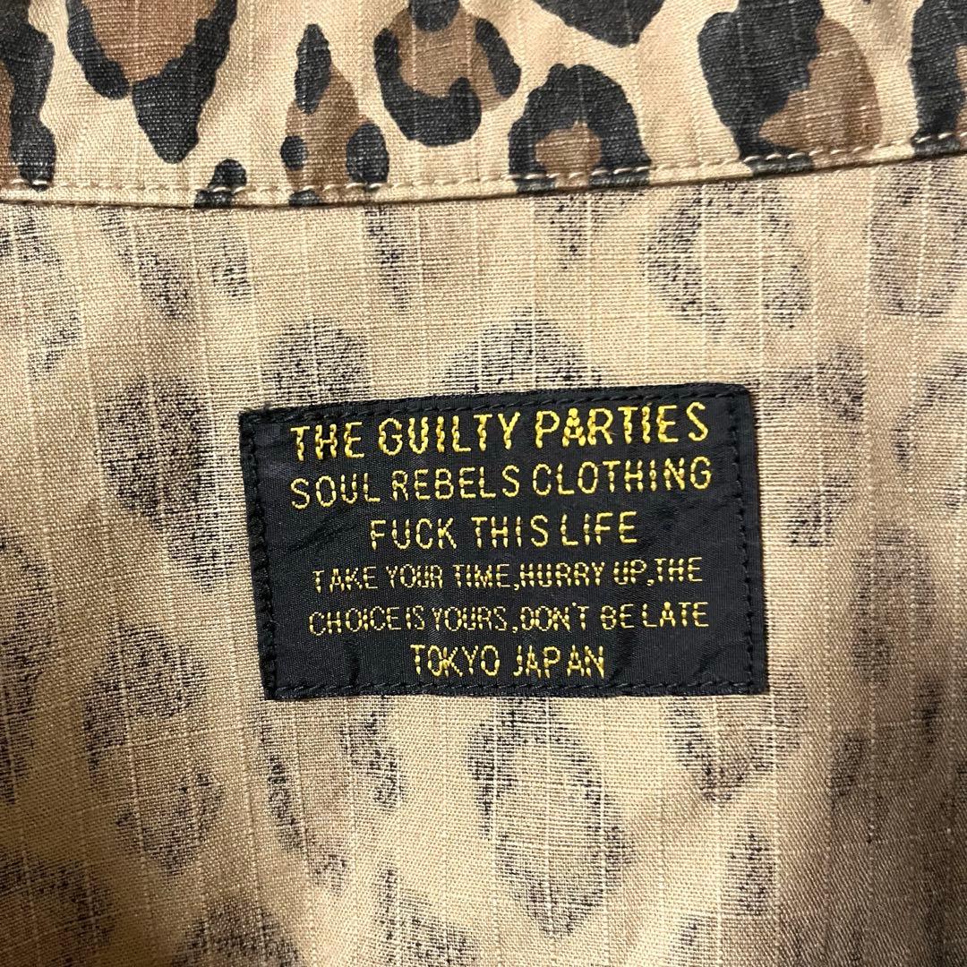 美品 24FW ワコマリア レオパード ジャングル ファティーグ ジャケット