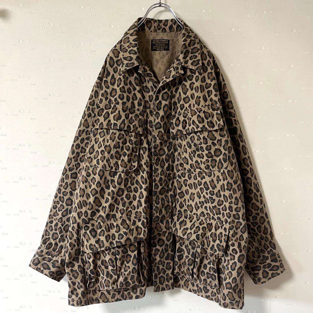 美品 24FW ワコマリア レオパード ジャングル ファティーグ ジャケット