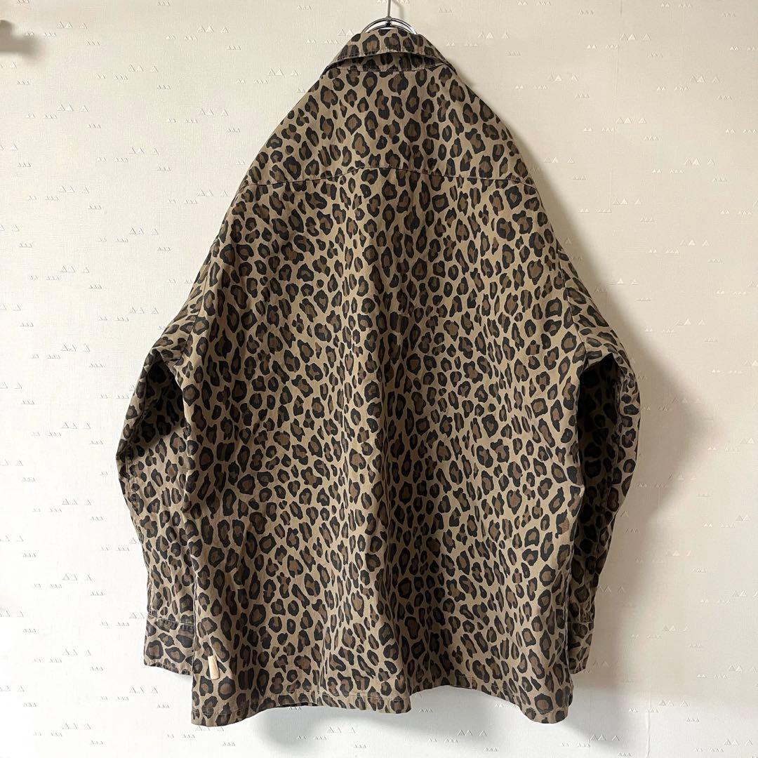 美品 24FW ワコマリア レオパード ジャングル ファティーグ ジャケット