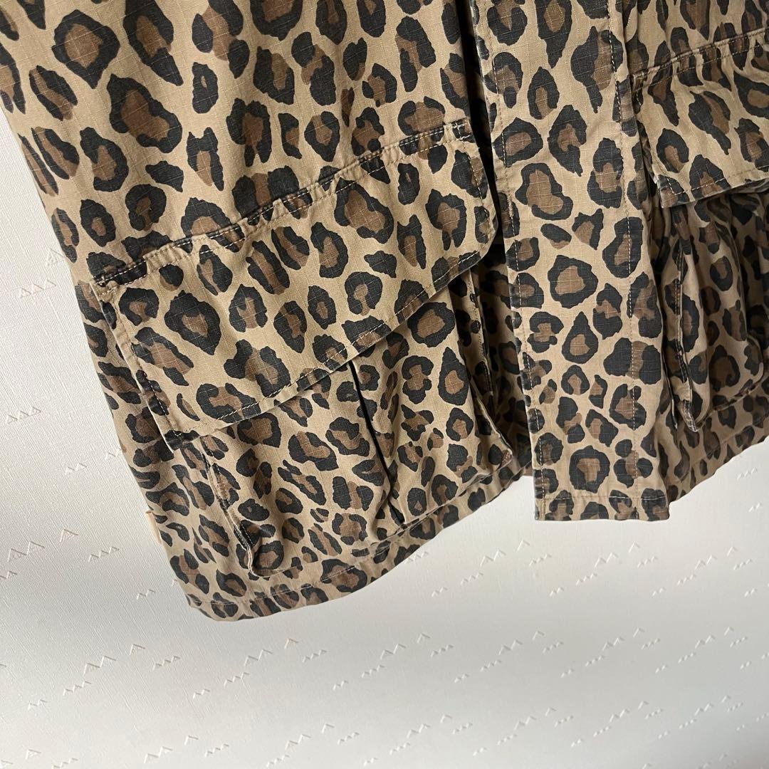 美品 24FW ワコマリア レオパード ジャングル ファティーグ ジャケット