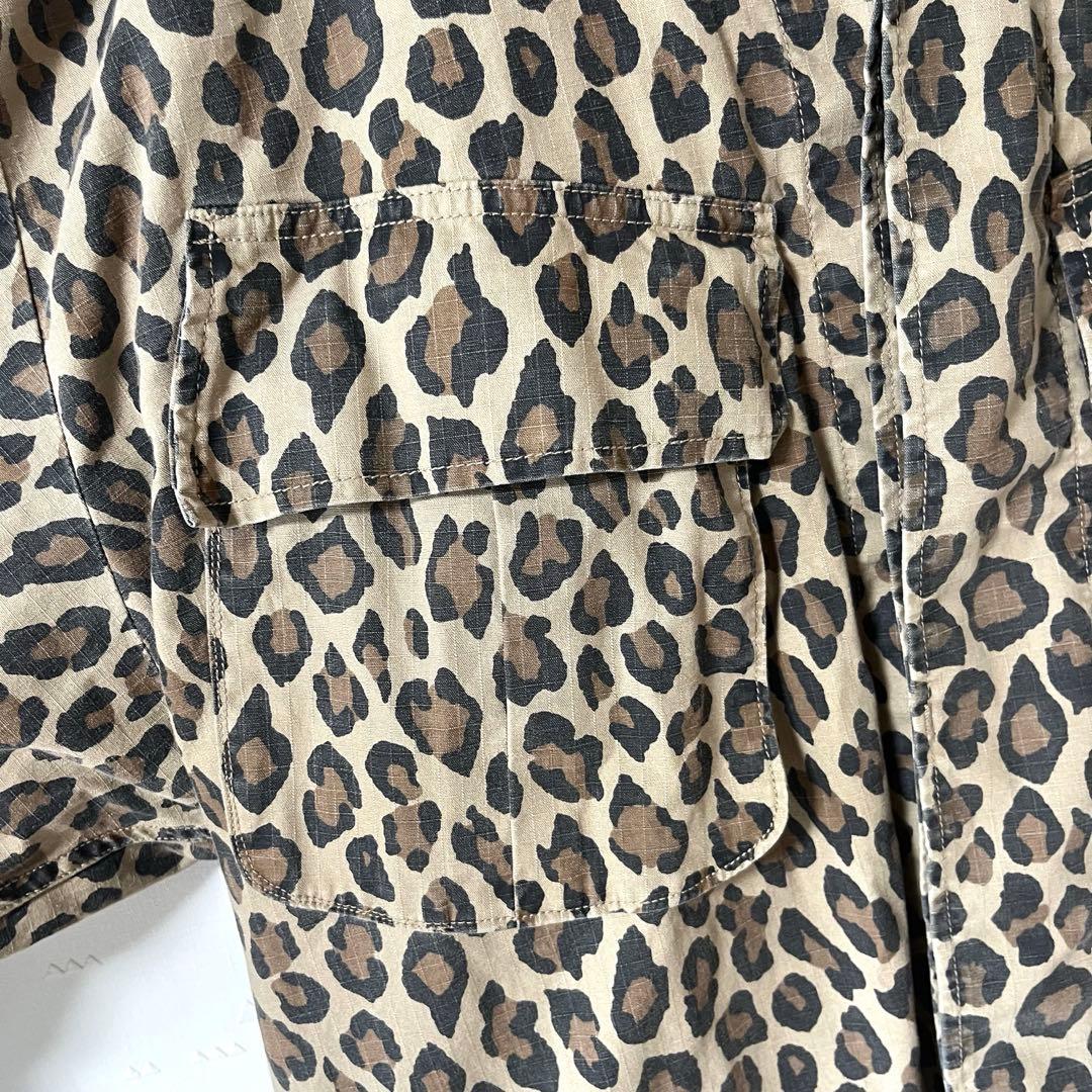 美品 24FW ワコマリア レオパード ジャングル ファティーグ ジャケット