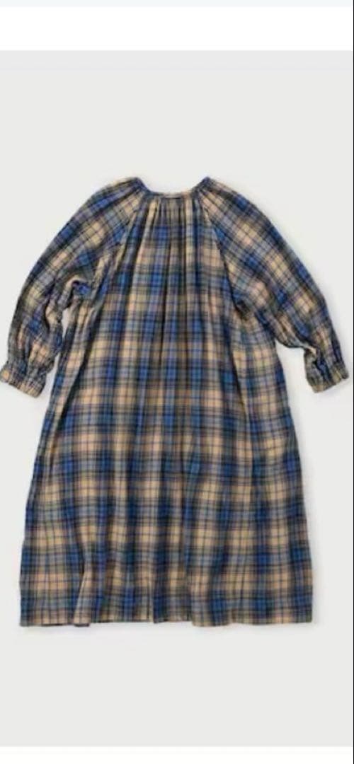 ア*ュ様 45R ジンバネルのチロルドレス　ブルー系　フリーサイズ