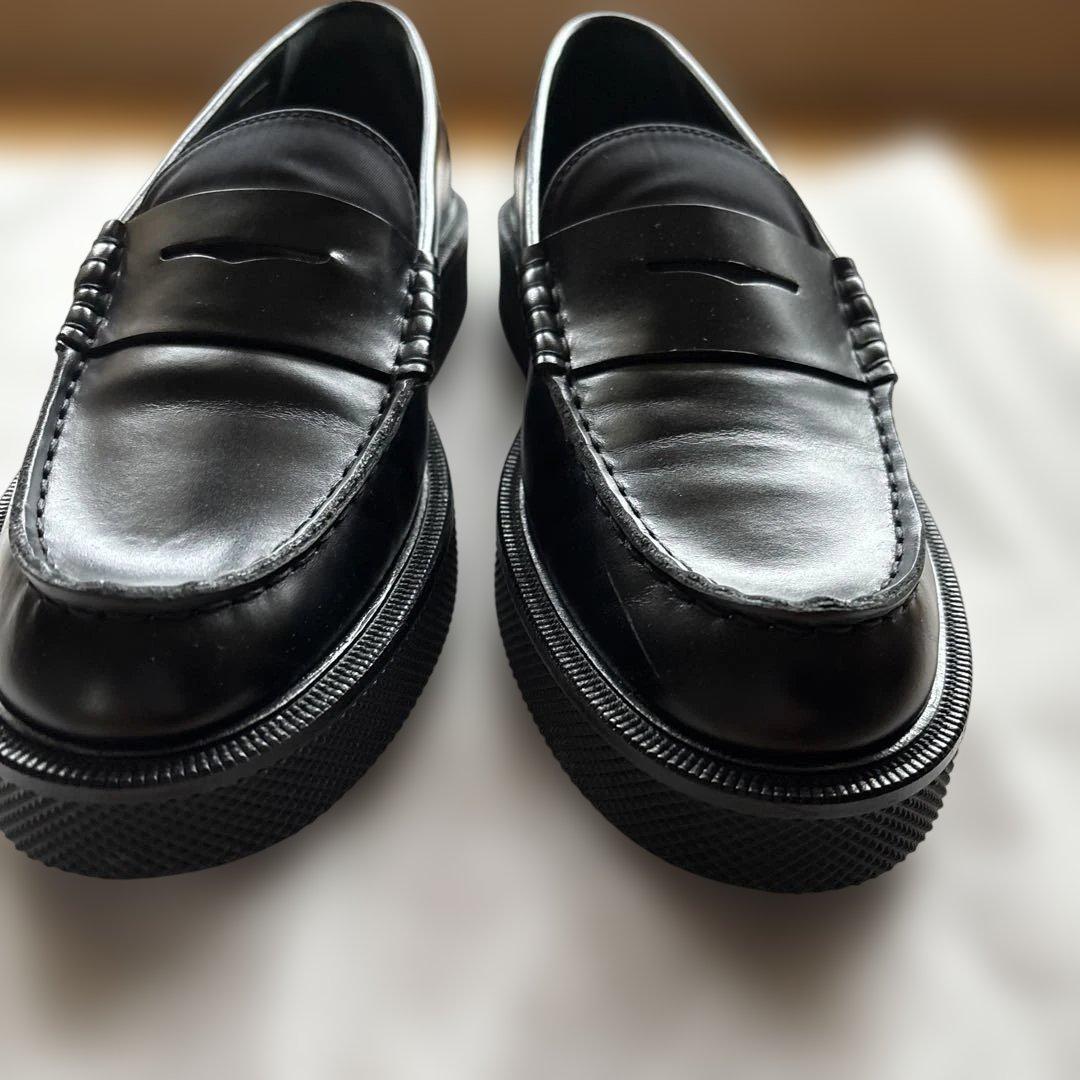 Theory Projectの黒ローファー38.０（24.5センチ）