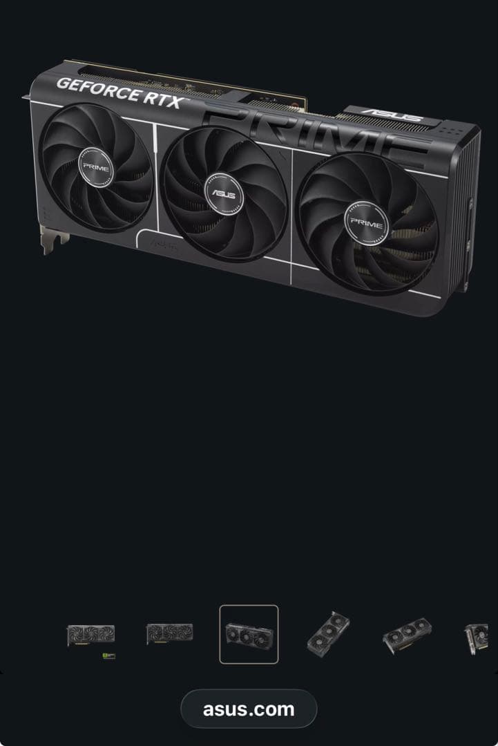【新品未開封】ASUS PRIME RTX5070 Ti 16GB 国内正規品