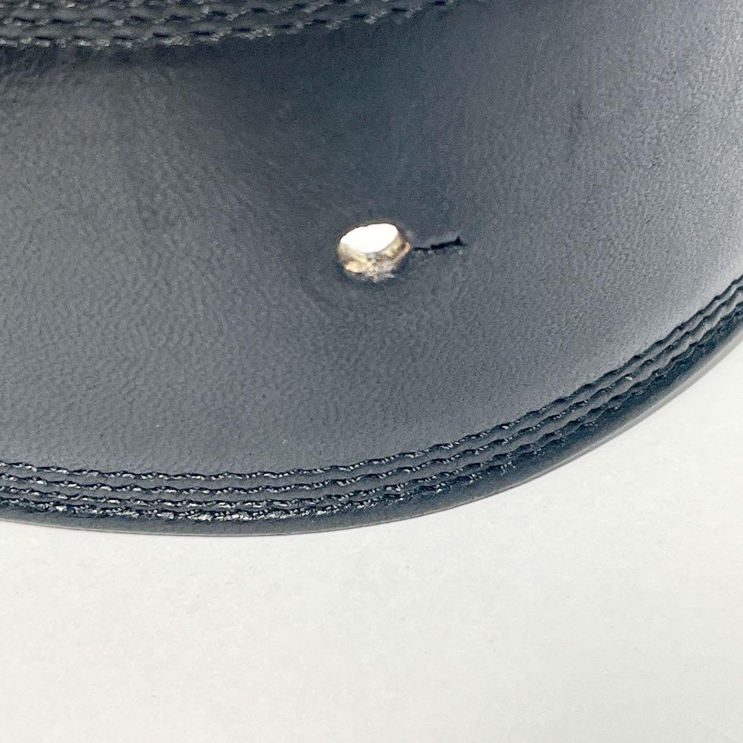 美品✨LOEWE ベルト タッセルモチーフ ブラック レザー 70 幅広タイプ