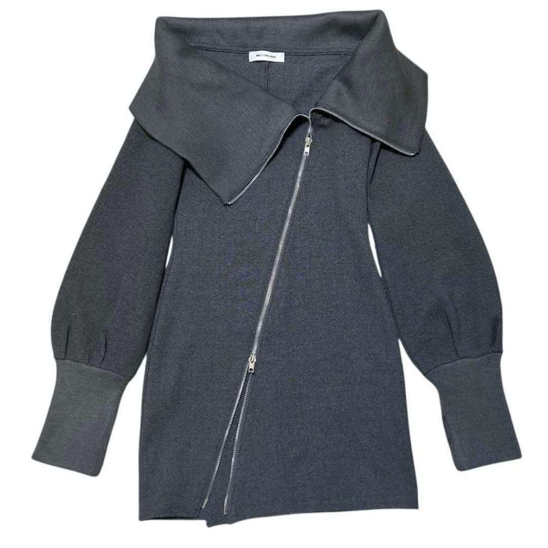 美品！MELT THE LADY SLASH ZIP UP MINI DRESS