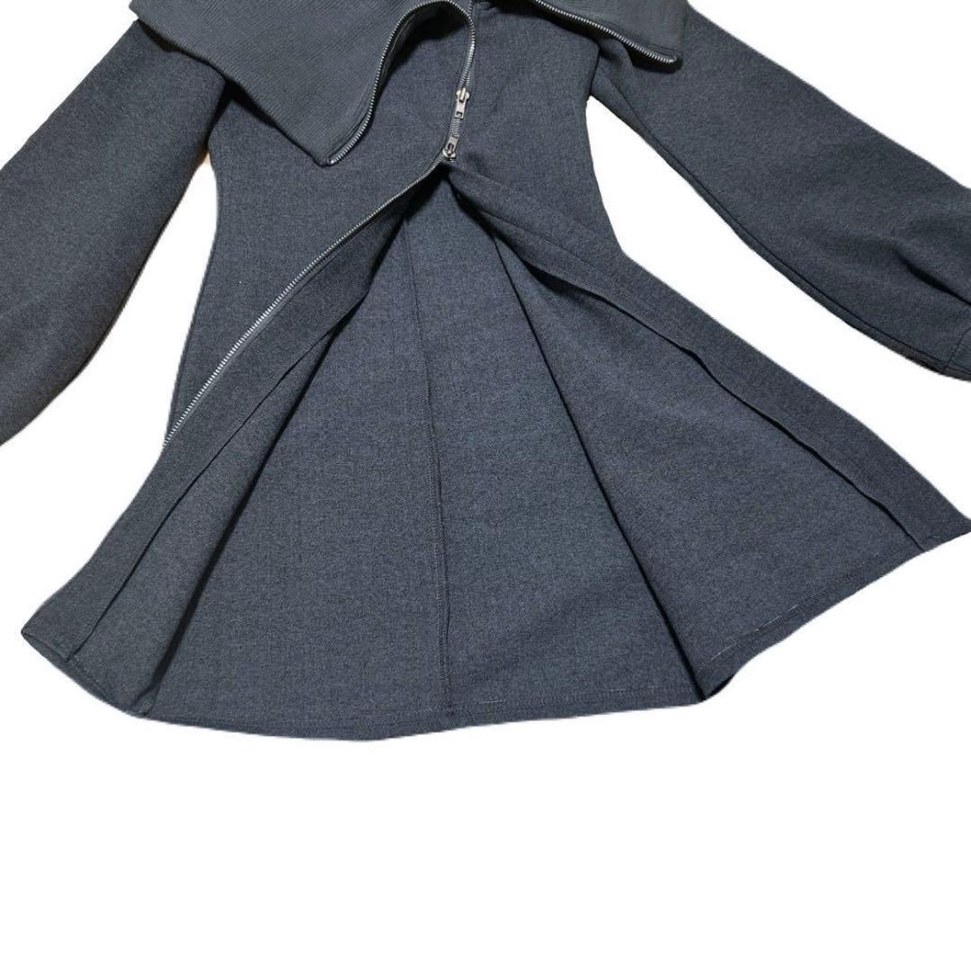 美品！MELT THE LADY SLASH ZIP UP MINI DRESS