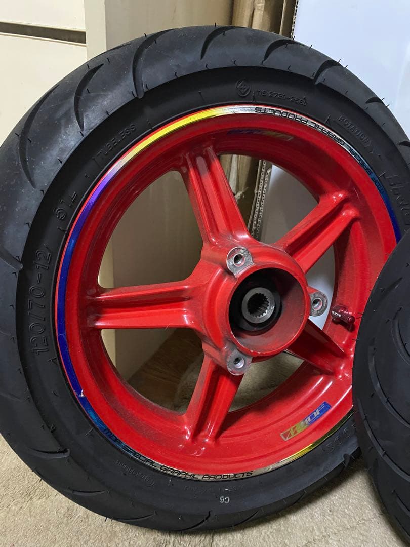 モビリティ SCF-001 レッドホイールセット 10-70-10