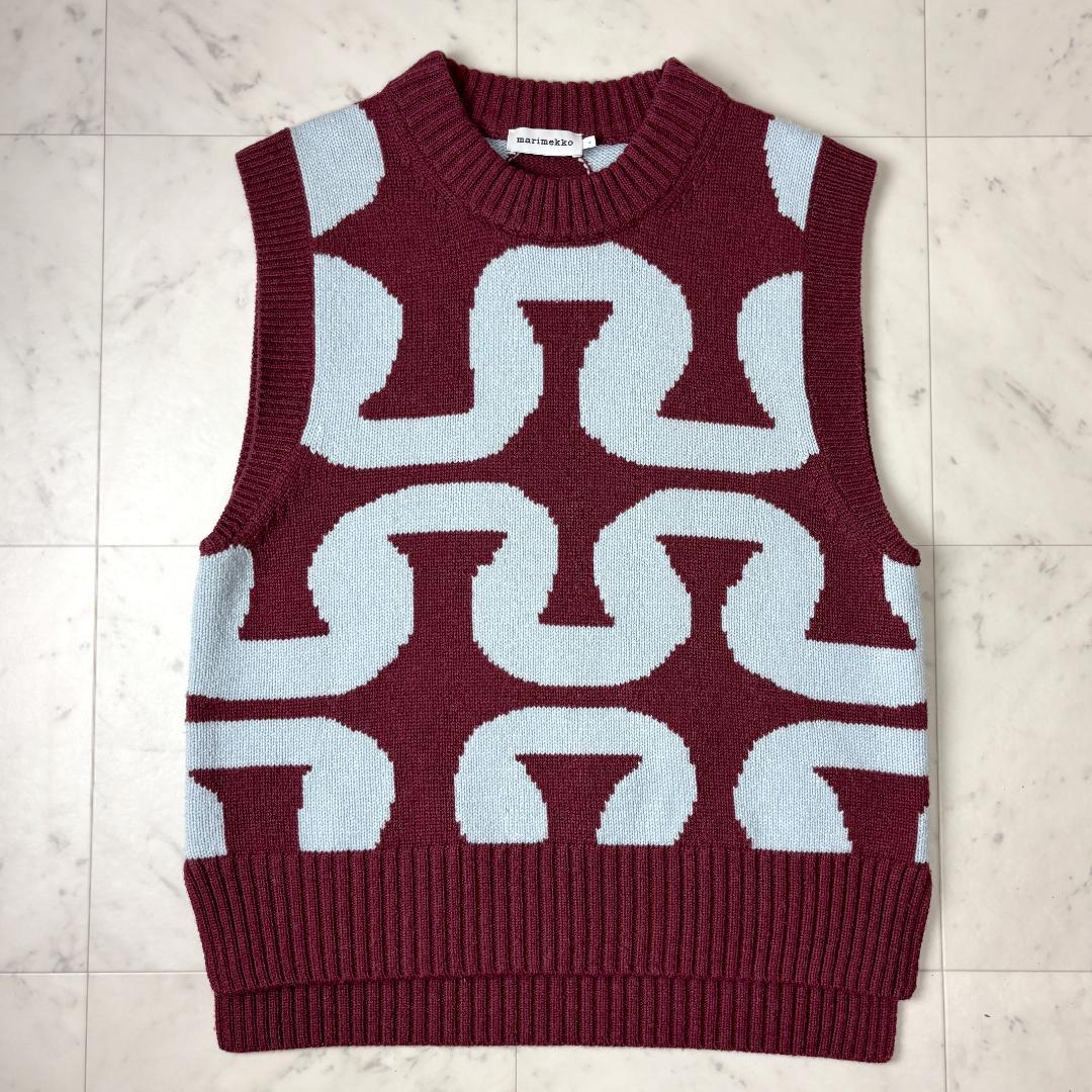 23SS✨ マリメッコ S ニットベスト Eloisasti Koukero