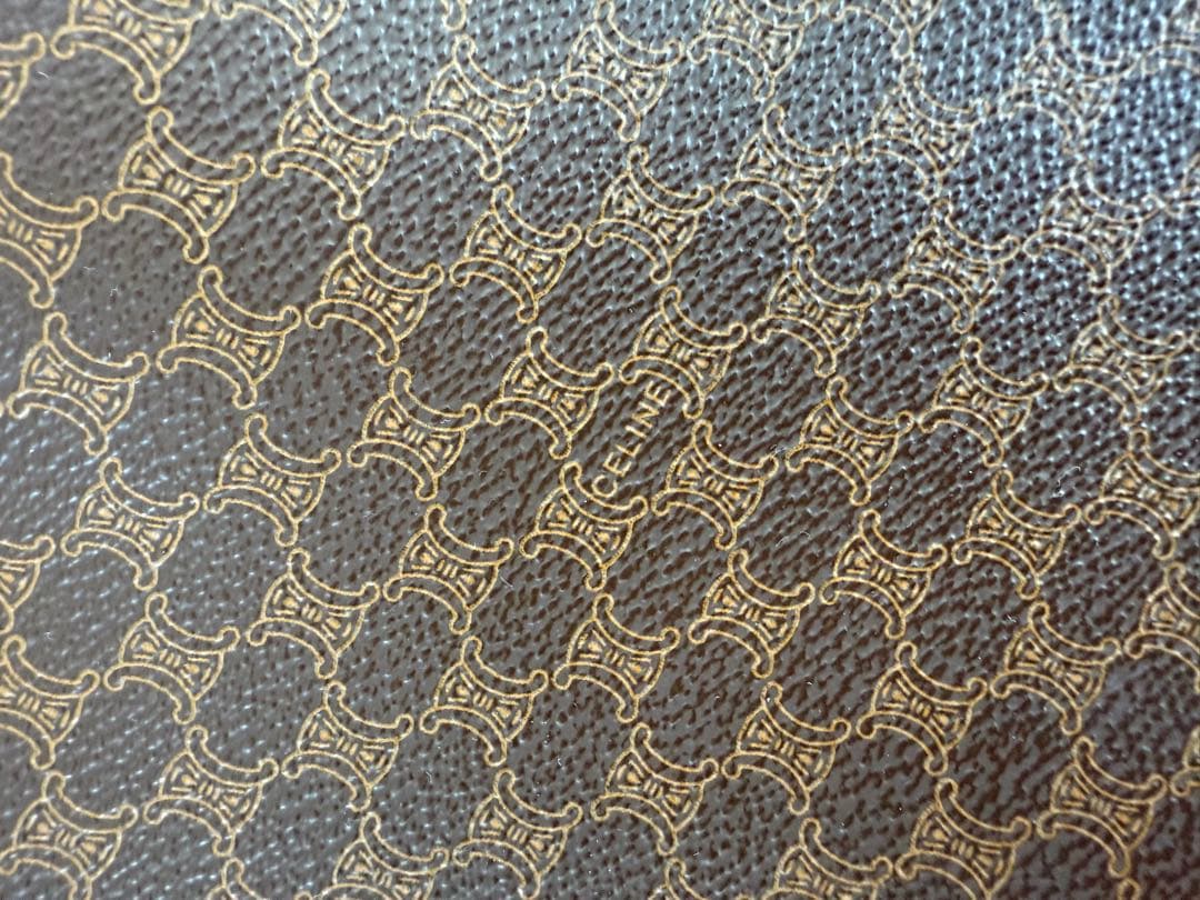 VINTAGE CELINE セリーヌ マカダム クラッチバッグ PVCレザー