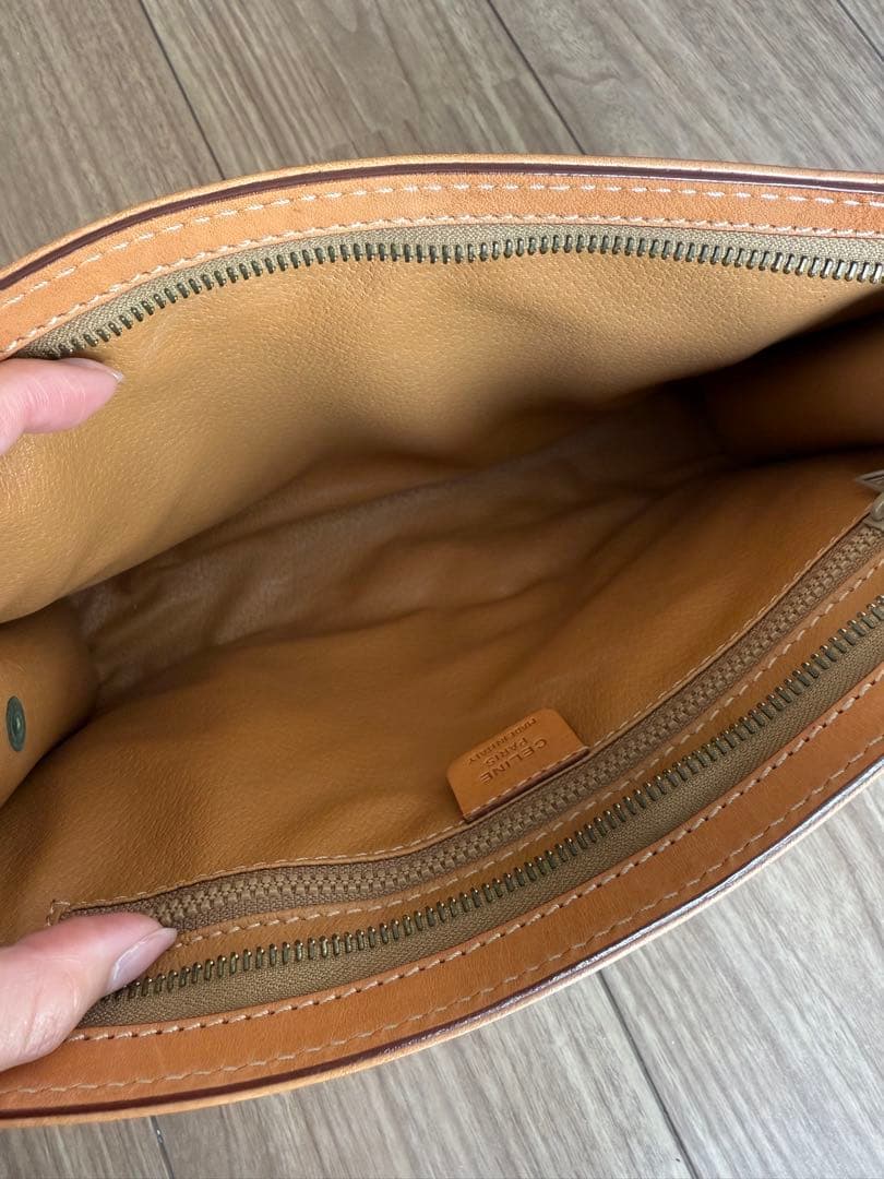 VINTAGE CELINE セリーヌ マカダム クラッチバッグ PVCレザー