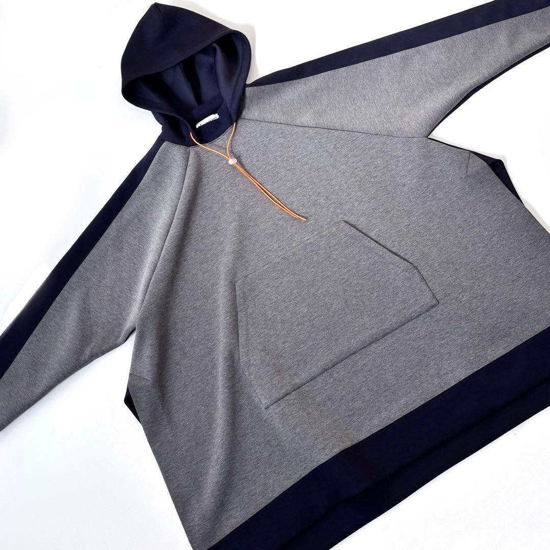 nagonstans ナゴンスタンス ダンボールフレアフードプルオーバー