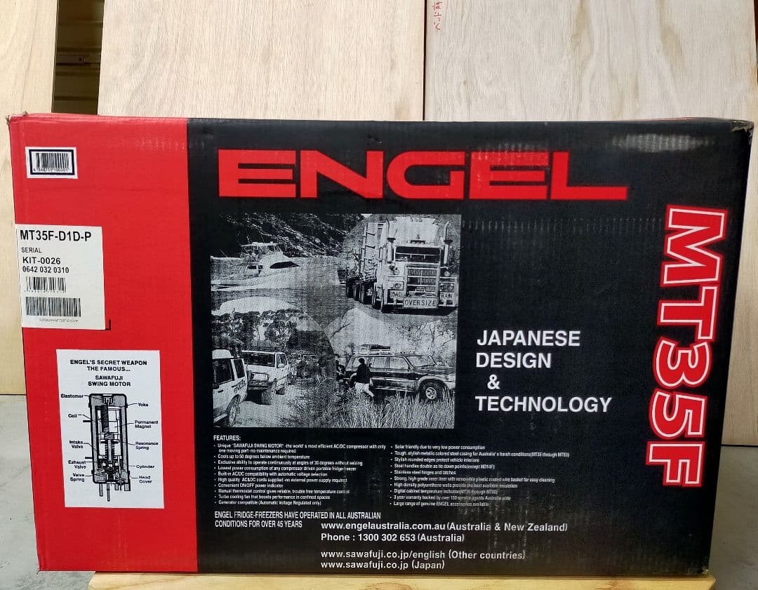 澤藤電気 ENGEL車載冷凍冷蔵庫35ℓ MT35F-D1D-Pポータブル冷蔵庫