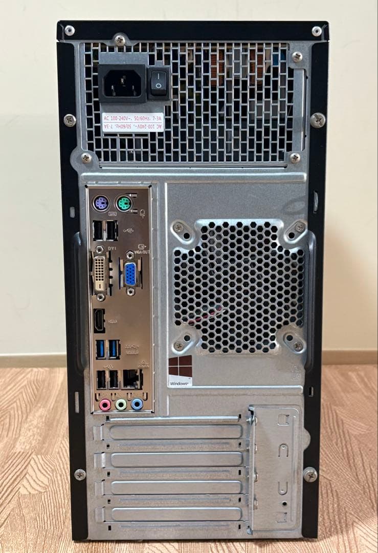 STYLUS ミドルタワーPC/i7/メ12/SSD/HDD/Office/美品