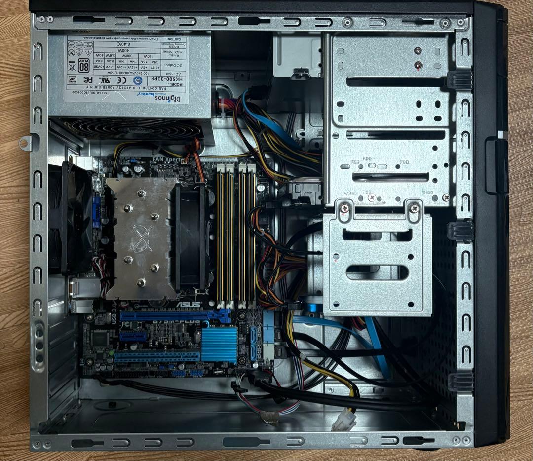 STYLUS ミドルタワーPC/i7/メ12/SSD/HDD/Office/美品