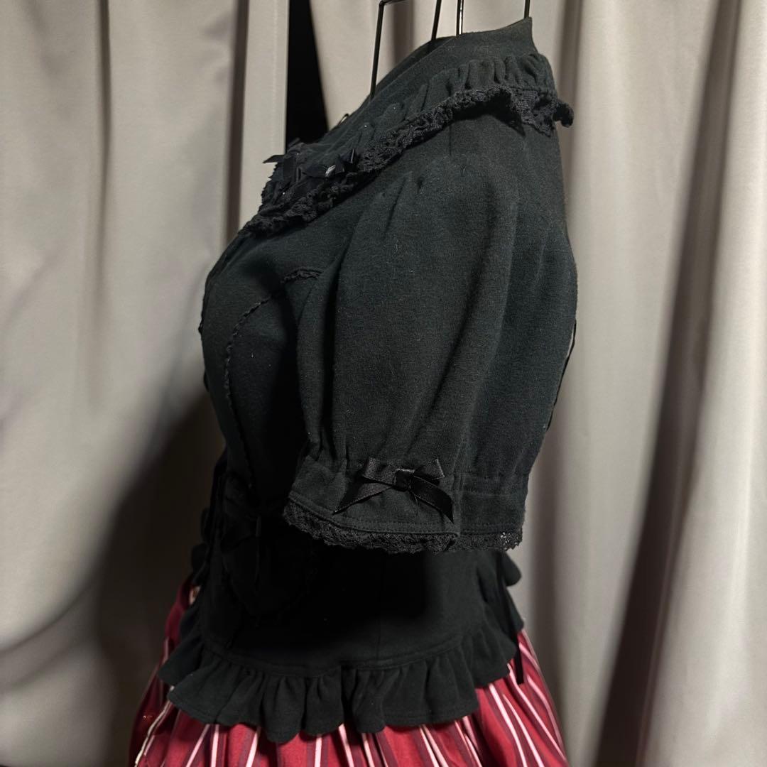 Angelic Pretty 旧タグ カットソー生地ハートブラウス ボレロ 半袖