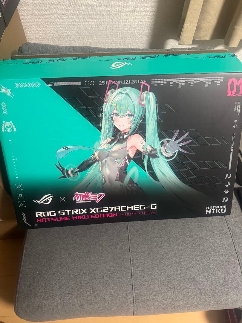 ROG 初音ミク Strix XG27ACMEG-G ASUS モニター