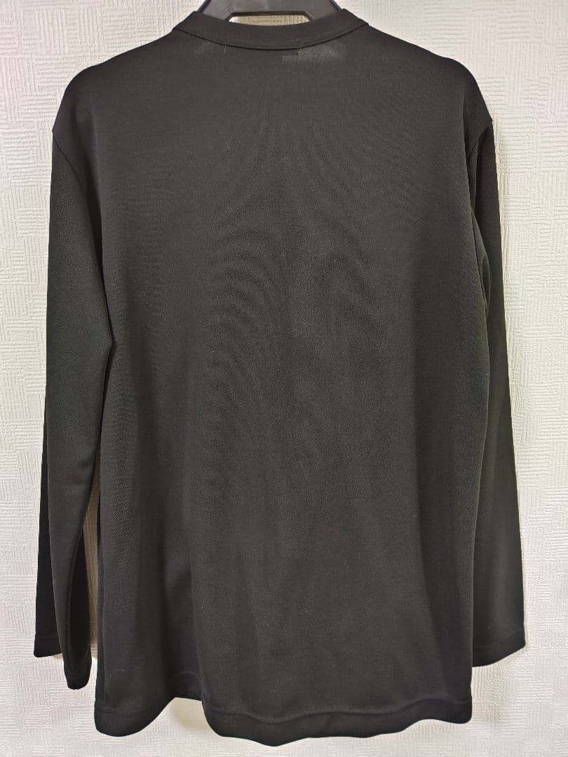 美品！　コムデギャルソンフリル付きブラック長袖Tシャツ