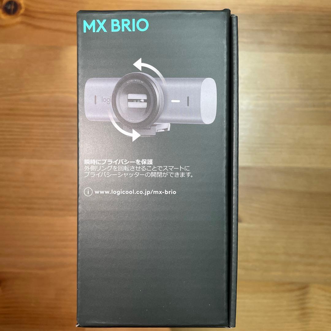 Logicool MX BRIO 4K Ultra HD高機能ウェブカメラ