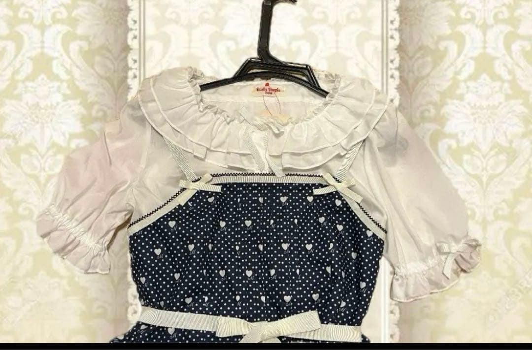 M*️様 Little dot heartジャンパースカートMサイズ