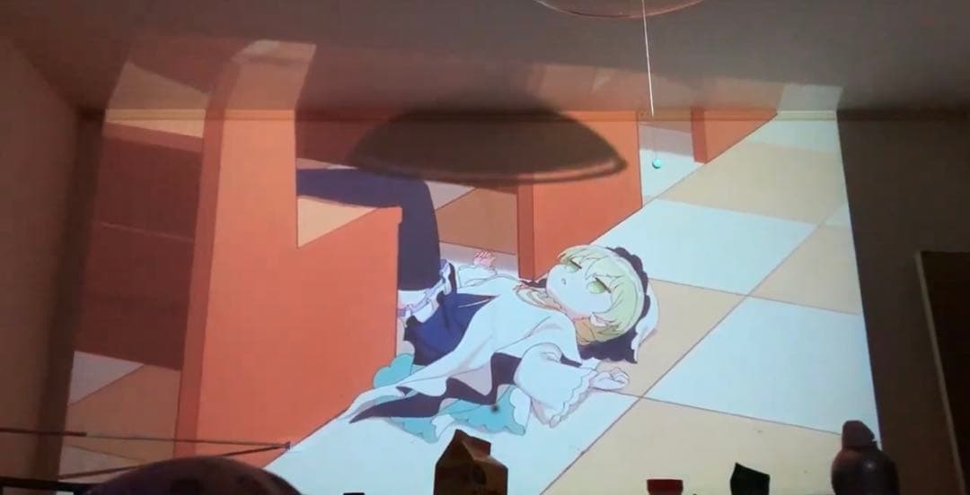 WIMIUS ミニプロジェクター本体 リモコン付き