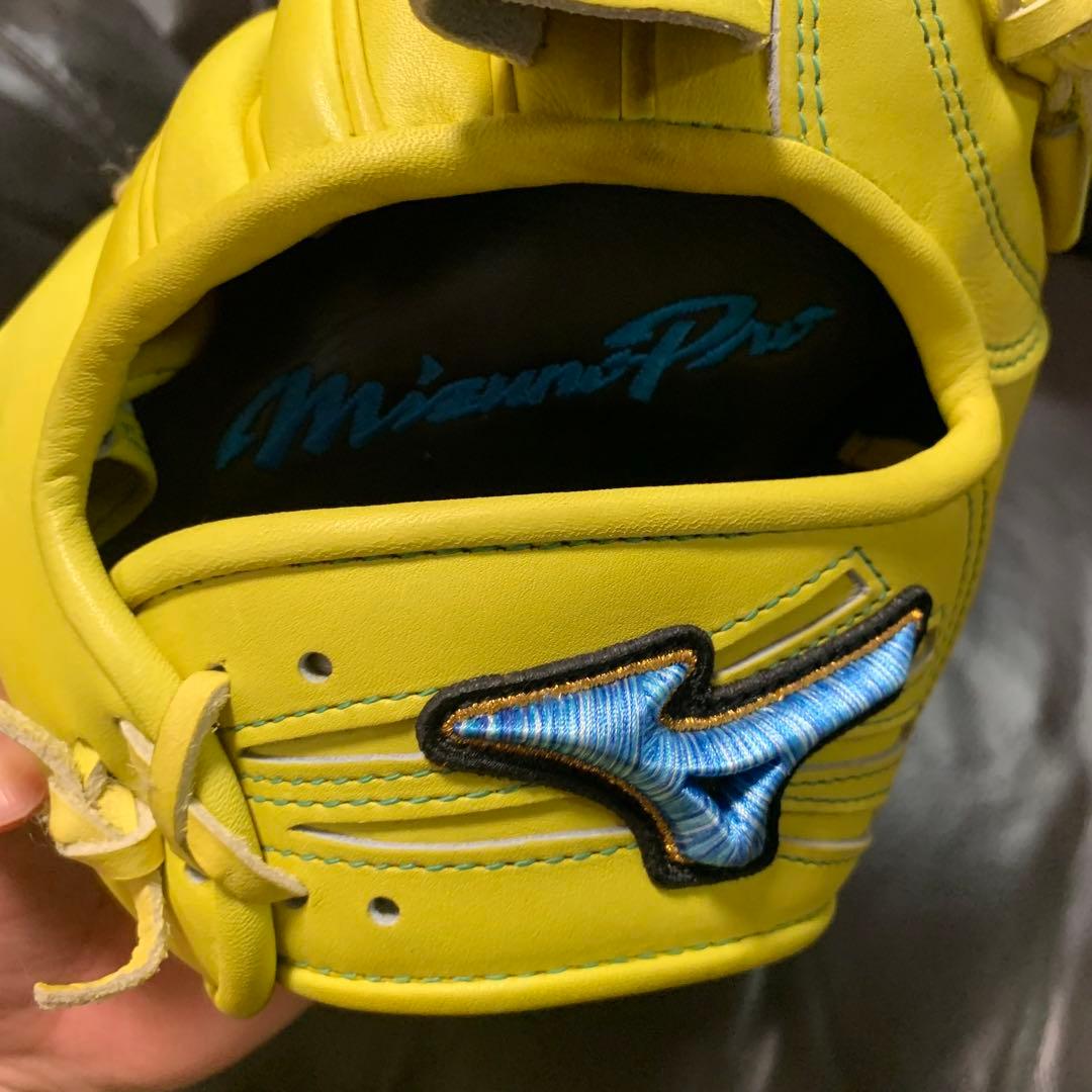 N*o様 ミズノプロオーダー　硬式投手用グローブ ダイバーシティブルー