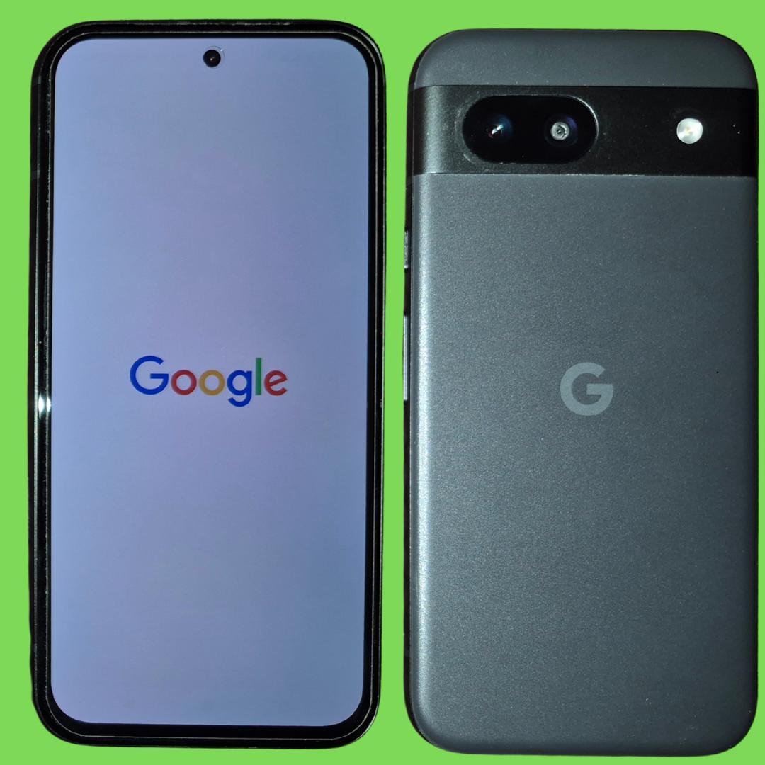 美品 Google Pixel 8a Obsidian(ブラック) ケース付き