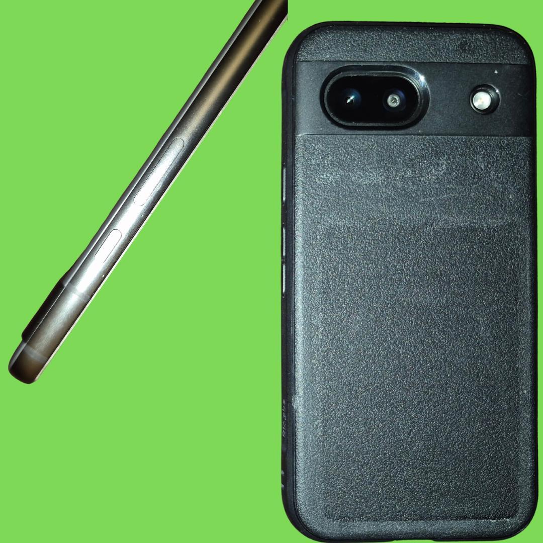 美品 Google Pixel 8a Obsidian(ブラック) ケース付き