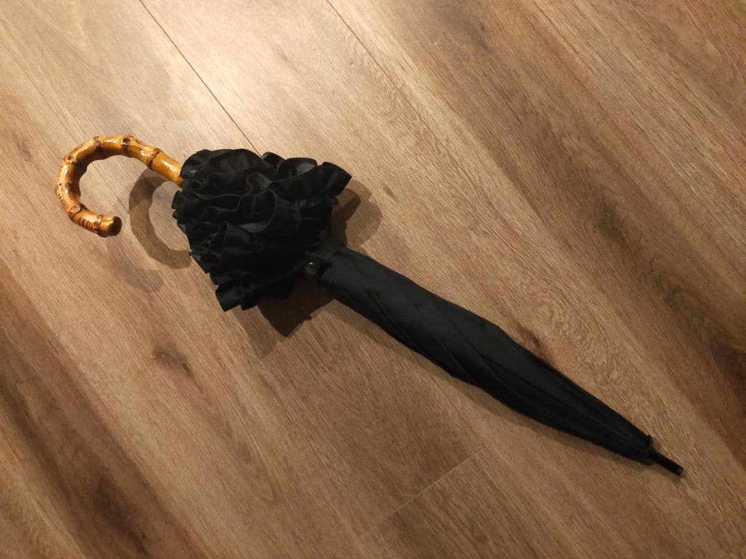 芦屋ロサブラン　日傘　ブラック