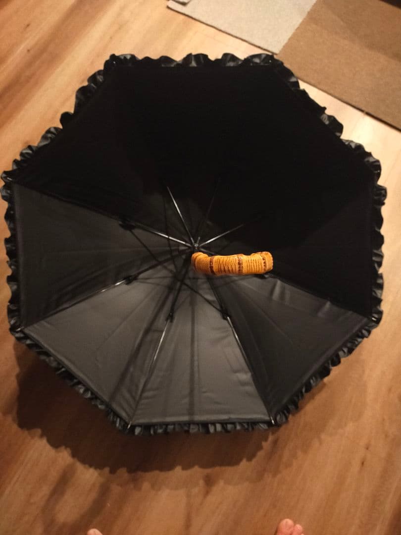 芦屋ロサブラン　日傘　ブラック