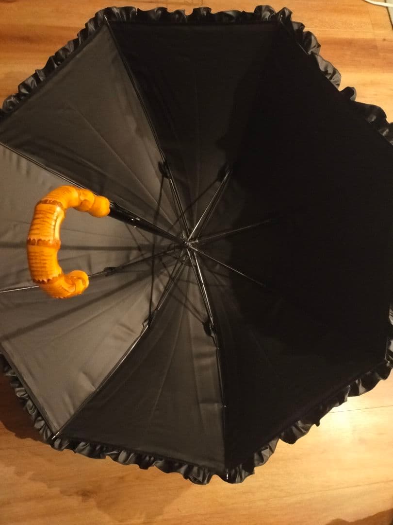 芦屋ロサブラン　日傘　ブラック