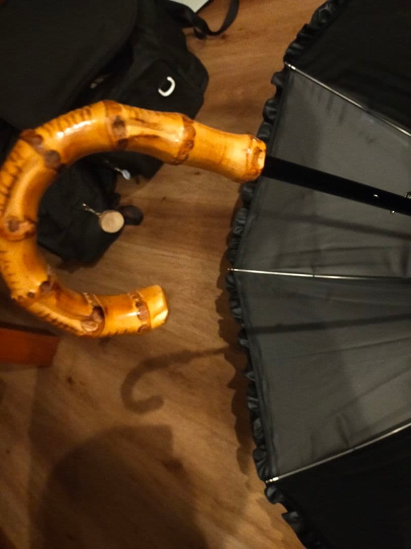 芦屋ロサブラン　日傘　ブラック