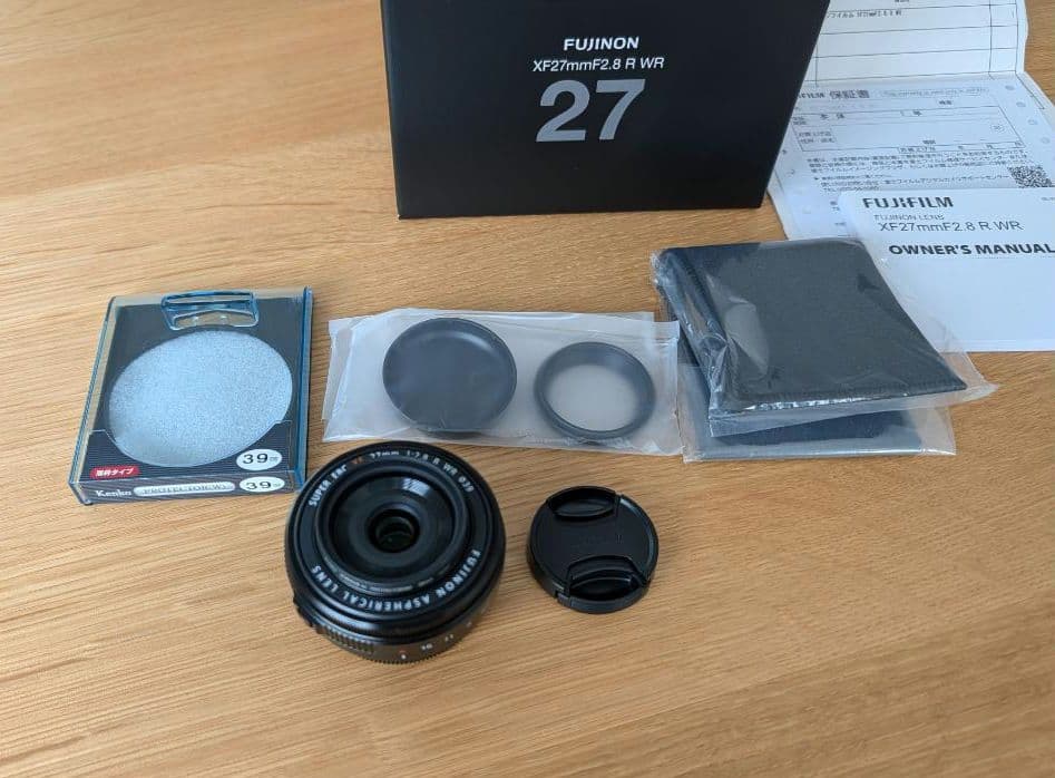 富士フイルム フジノンレンズ XF27mmF2.8 R WR　保証期間内