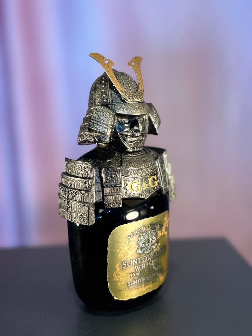 レア飾g&g 戦国武将 鎧兜 サントリー760ml 43度 グレーン