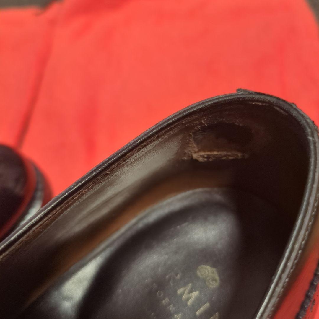 カルミナ　セミブローグ（カーフ レイン）10051　サイズ7.5