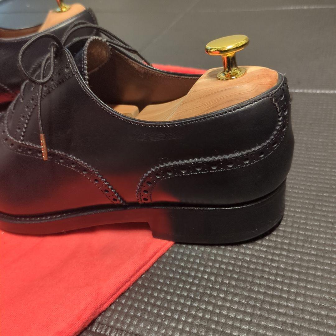 カルミナ　セミブローグ（カーフ レイン）10051　サイズ7.5