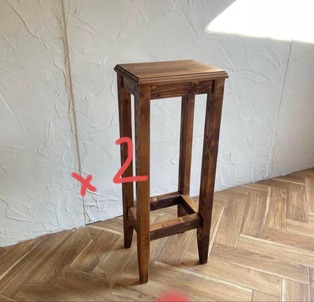 2脚セット　ハイスツール　オーダーメイド家具